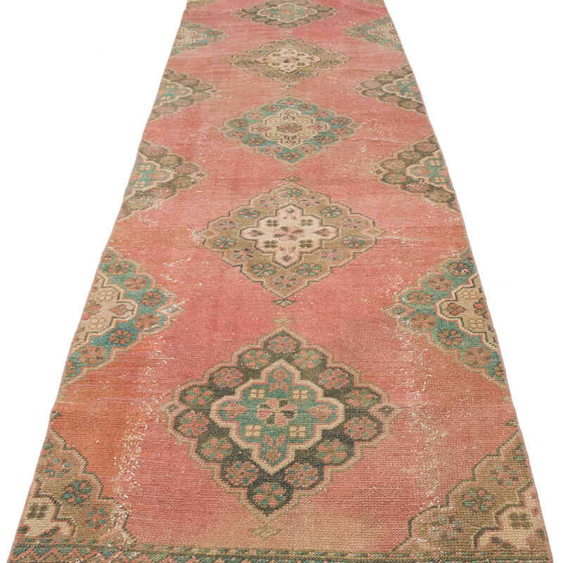 Alfombra Turca Vintage De Pasillo - 87 cm x 356 cm - K0070995