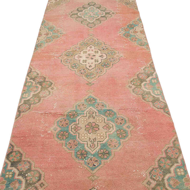 Alfombra Turca Vintage De Pasillo - 87 cm x 356 cm - K0070995