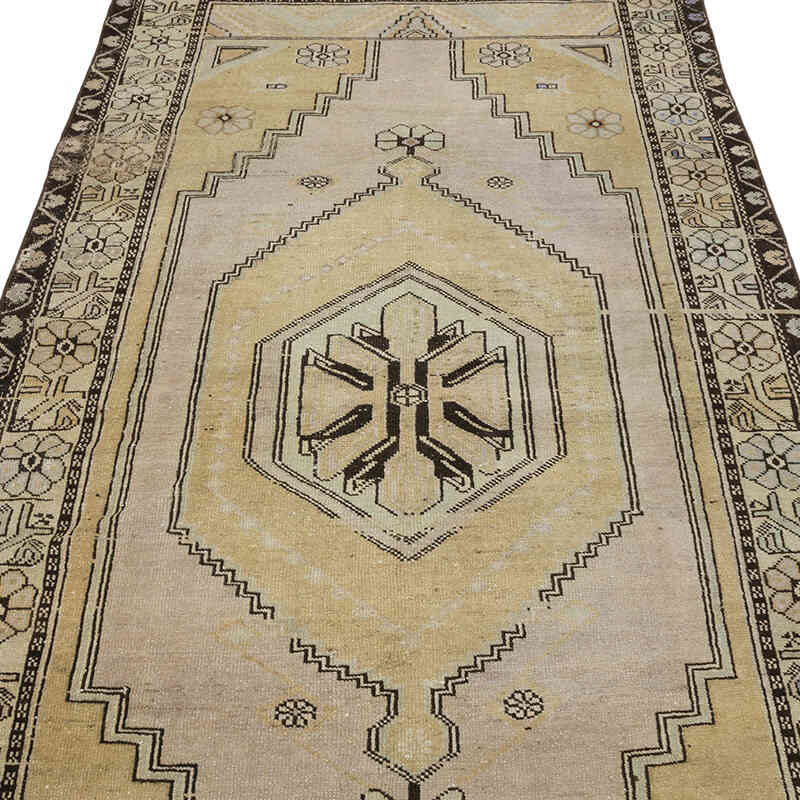 Vintage Turkish Hand-Knotted Rug - 4'  x 7' 9" (48" x 93") - K0071009