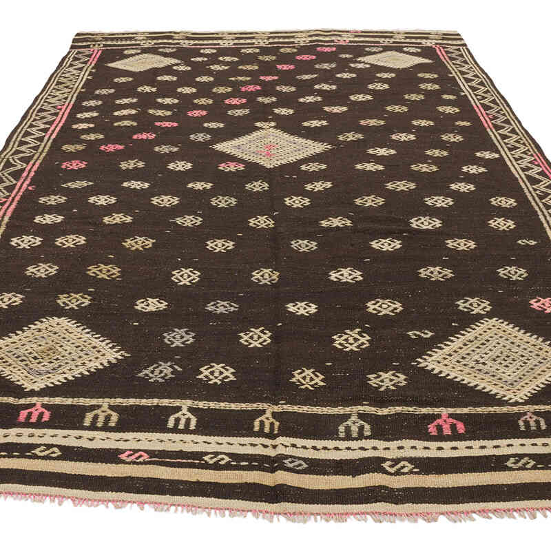 Alfombra Vintage Anatolian Kilim - 186 cm x 292 cm - K0071013