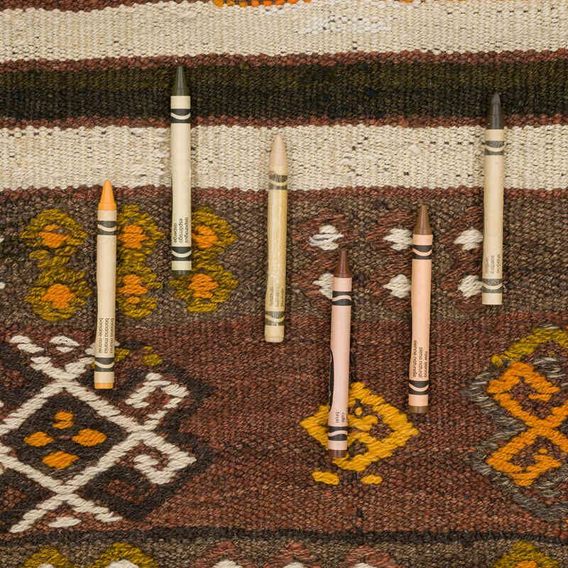 Vintage Turkish Kilim Runner - 2' 10" x 9' 4" (34" x 112") - K0071020