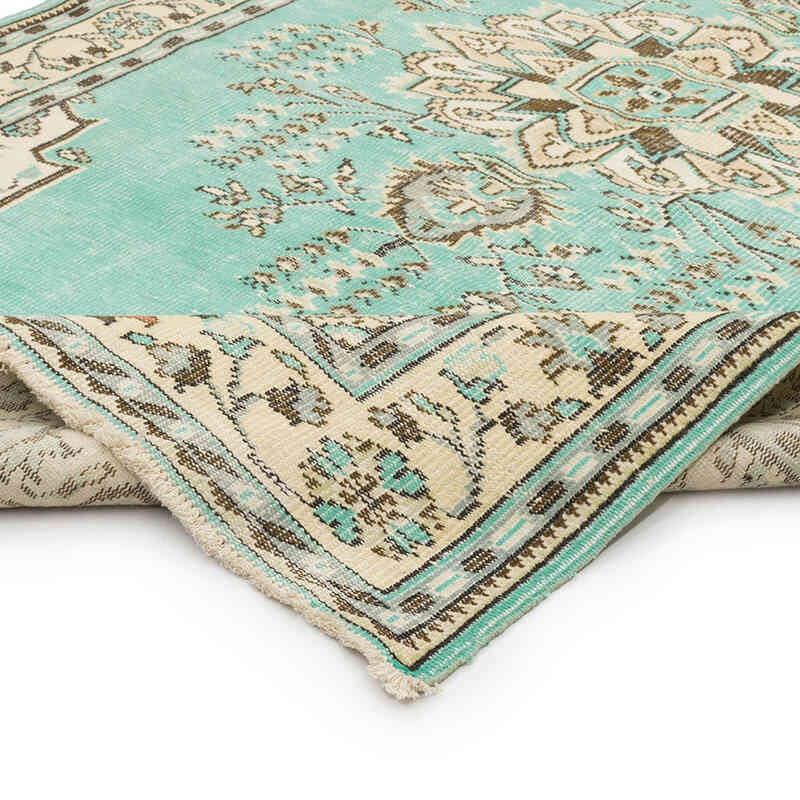 Vintage Turkish Hand-Knotted Rug - 6' 1" x 10'  (73" x 120") - K0071024