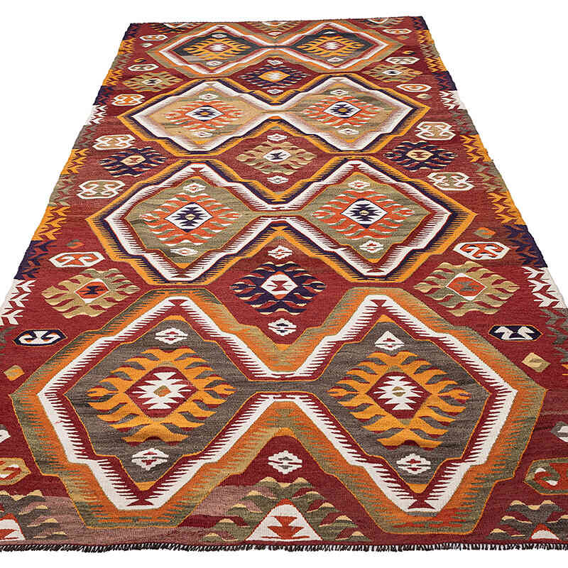 Vintage Mut Kilim Rug - 5' 5" x 10' 11" (65" x 131") - K0071038