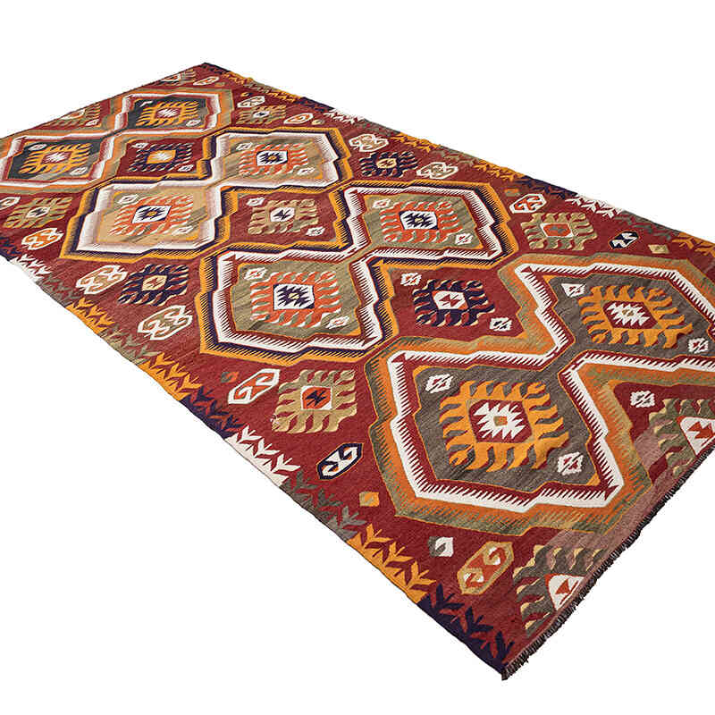 Vintage Mut Kilim Rug - 5' 5" x 10' 11" (65" x 131") - K0071038