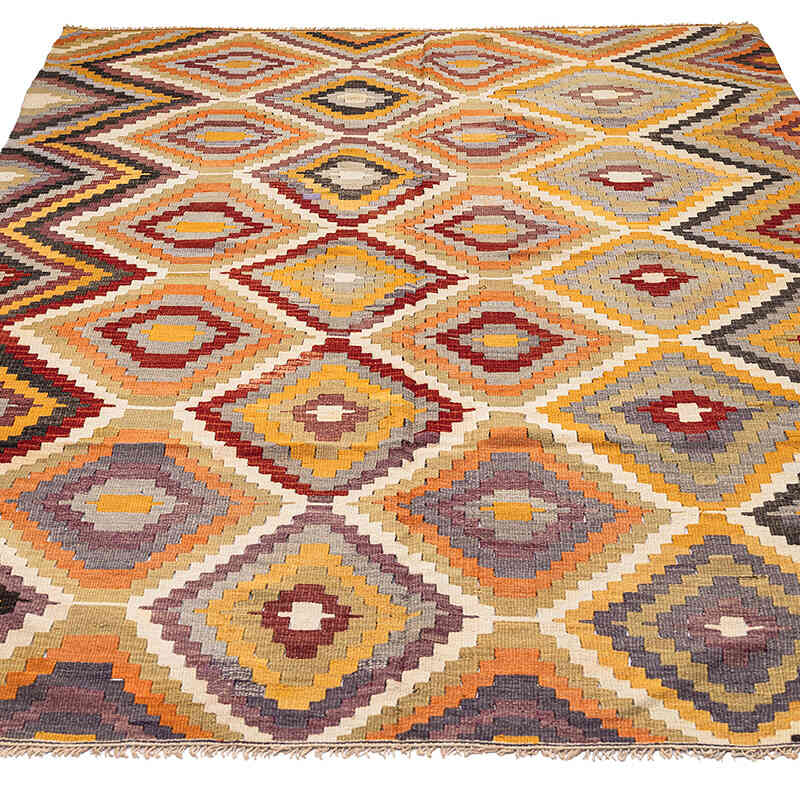 Vintage Antalya Kilim Rug - 5' 9" x 8' 2" (69" x 98") - K0071047