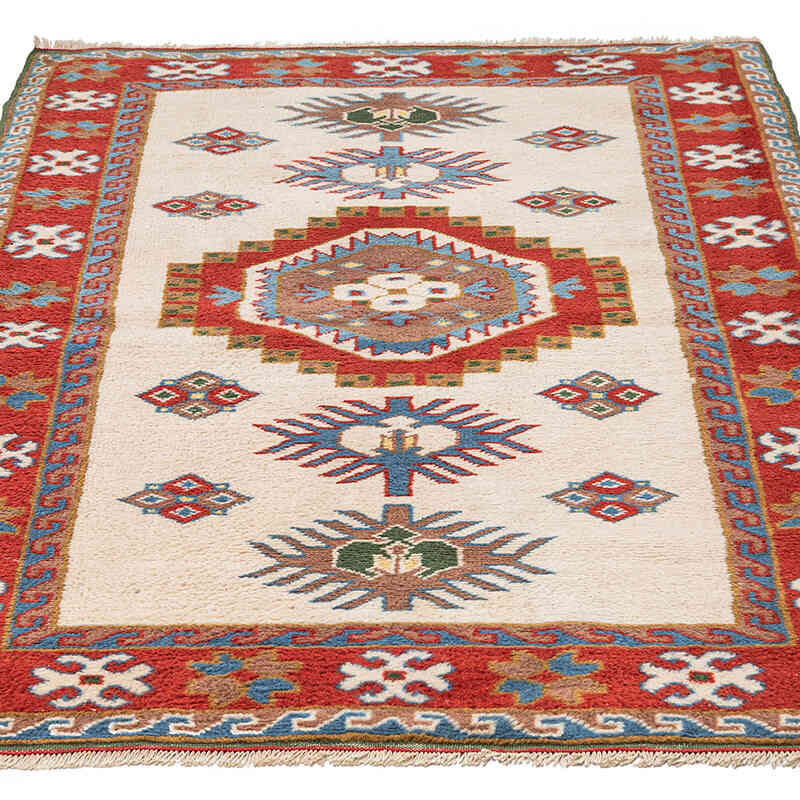 El Dokuma Vintage Halı - 110 cm x 160 cm - K0071067