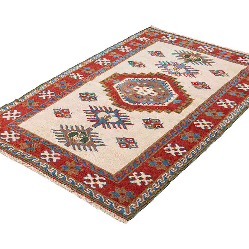 El Dokuma Vintage Halı - 110 cm x 160 cm - K0071067