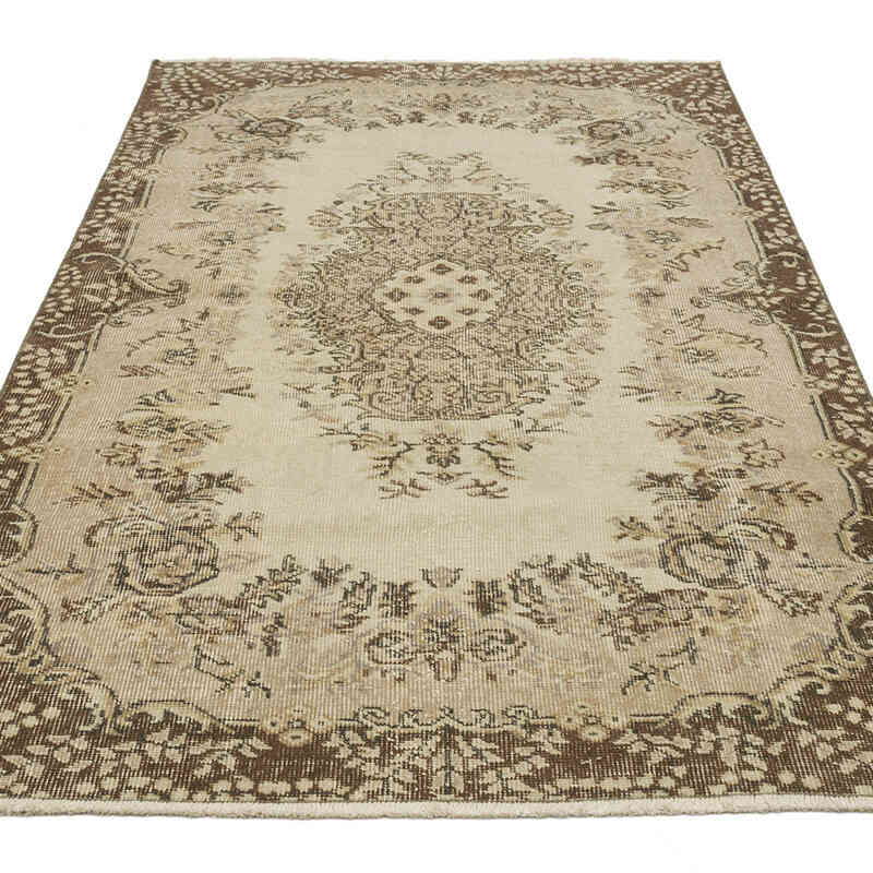 Vintage Turkish Hand-Knotted Rug - 3' 10" x 6' 10" (46" x 82") - K0071103