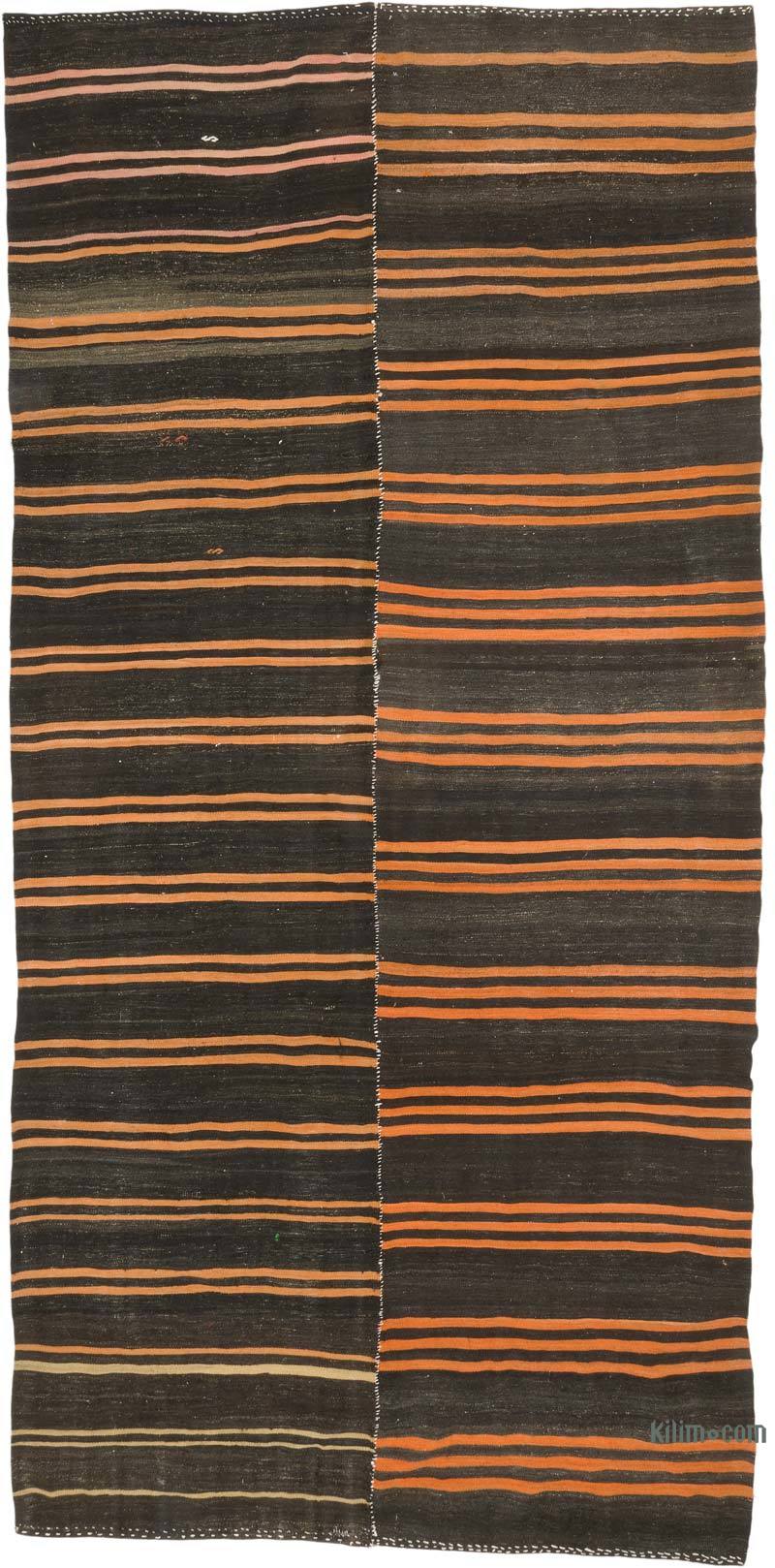 Vintage Anatolian Kilim Rug - 7' 7" x 15'  (91" x 180") - K0071107