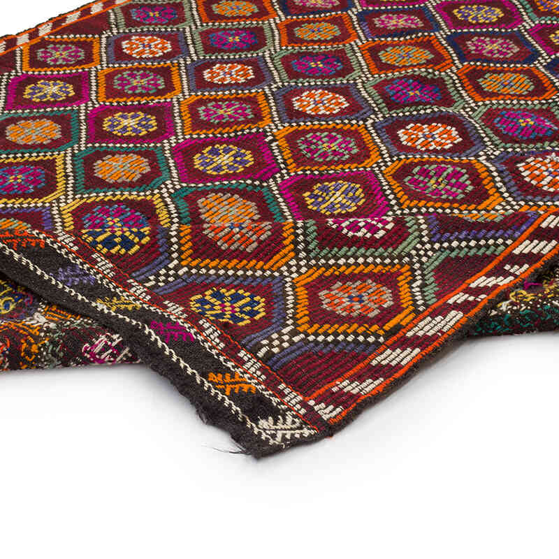 Vintage Anatolian Jijim Rug - 6' 4" x 9' 6" (76" x 114") - K0071118