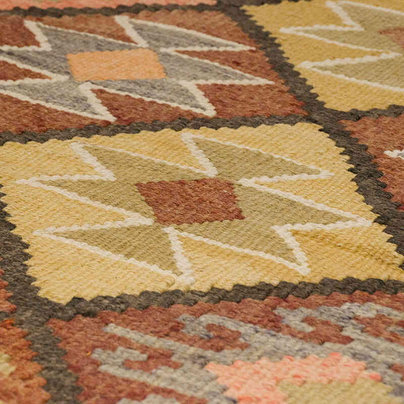 Vintage Tribal Kilim Runner - 2' 10" x 13' 2" (34" x 158") - K0071123
