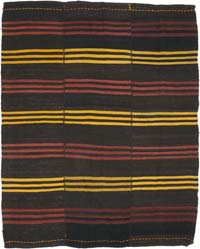 Vintage Anatolian Kilim Rug - 6' 9" x 8' 8" (81" x 104")