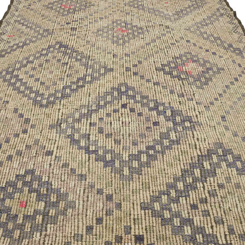 Vintage Anatolian Jijim Rug - 5' 11" x 10' 8" (71" x 128") - K0071132