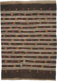 Vintage Anatolian Kilim Rug - 6' 7" x 9' 7" (79" x 115")