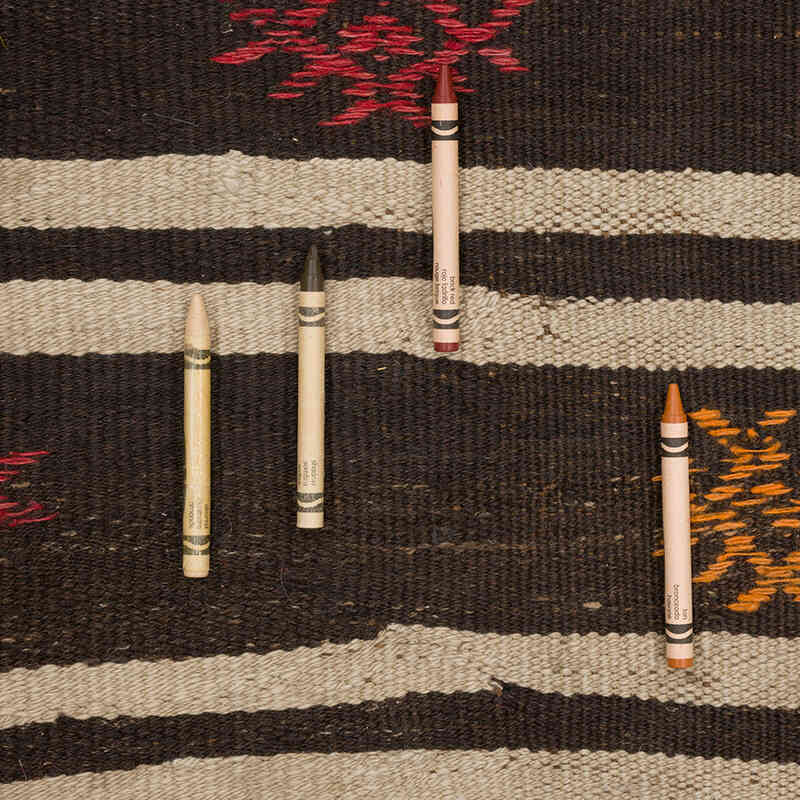 Vintage Anatolian Kilim Rug - 6' 7" x 9' 7" (79" x 115") - K0071135