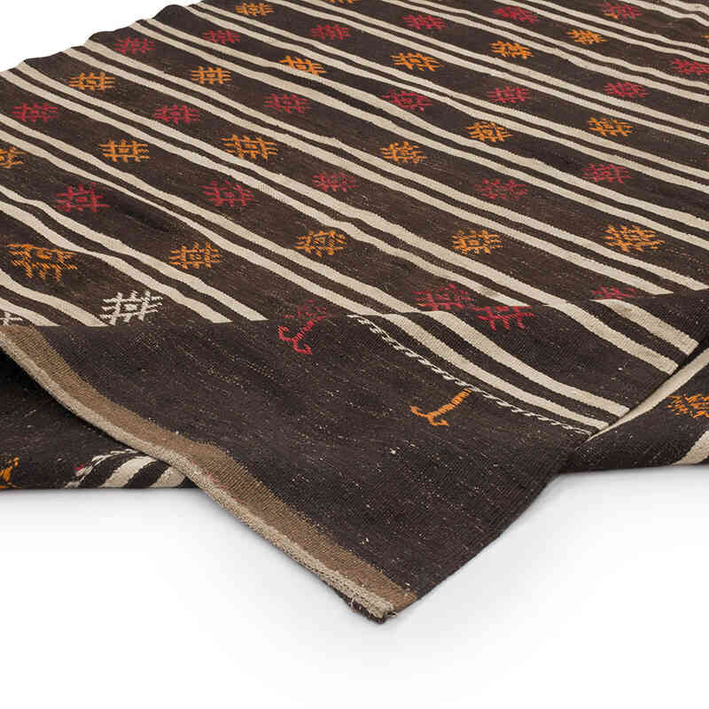 Vintage Anatolian Kilim Rug - 6' 7" x 9' 7" (79" x 115") - K0071135