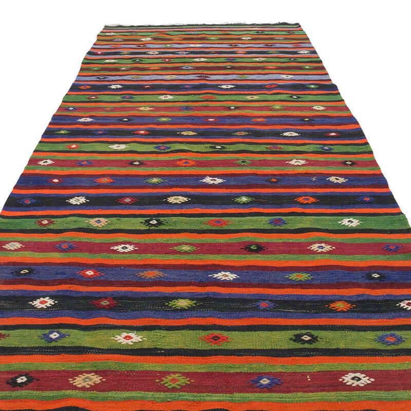 Alfombra Vintage Kilim Turca - 136 cm x 352 cm - K0071137