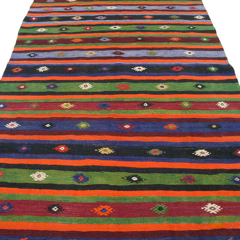 Alfombra Vintage Kilim Turca - 136 cm x 352 cm - K0071137