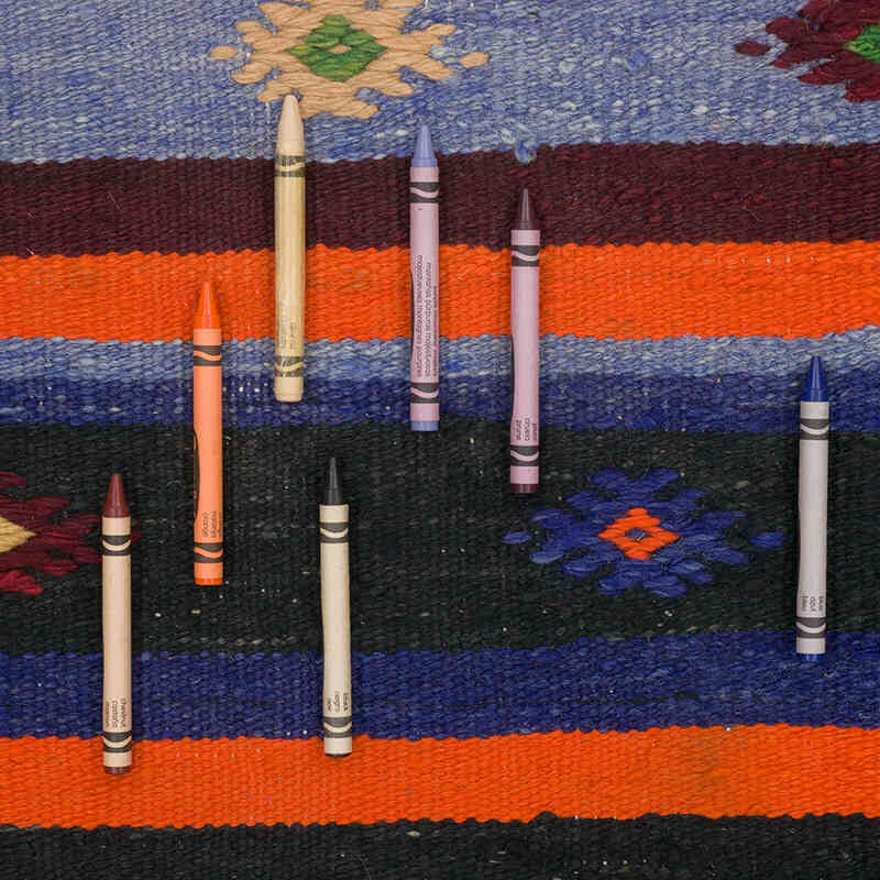 Alfombra Vintage Kilim Turca - 136 cm x 352 cm - K0071137