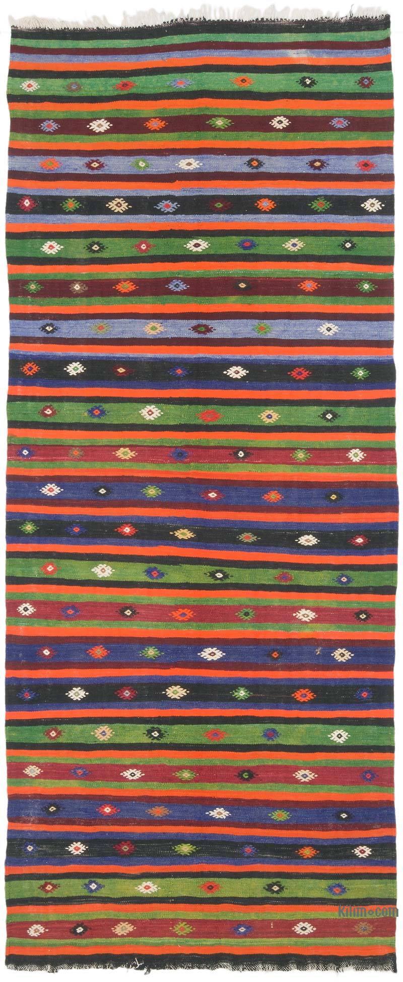 Alfombra Vintage Kilim Turca - 136 cm x 352 cm - K0071137