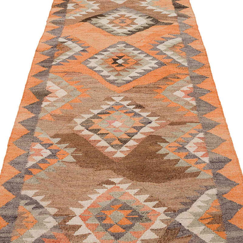 Vintage Anadolu Kilim Yolluk - 97 cm x 317 cm - K0071139