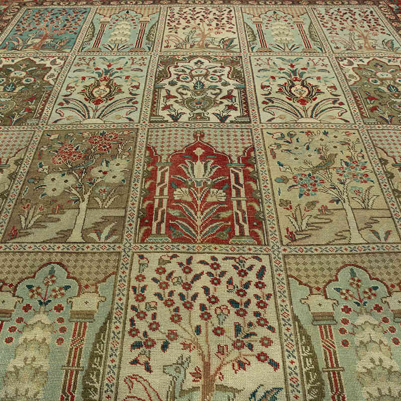 Alfombra Oriental Vintage Anudada a Mano - 297 cm x 383 cm - K0071150