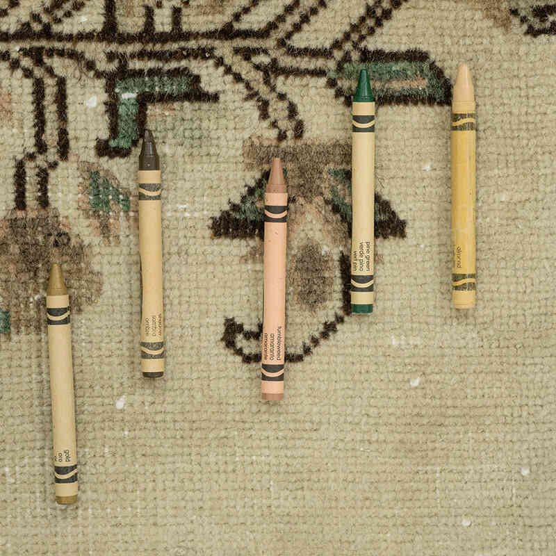 Vintage Hand-Knotted Oriental Rug - 9' 6" x 13'  (114" x 156") - K0071151