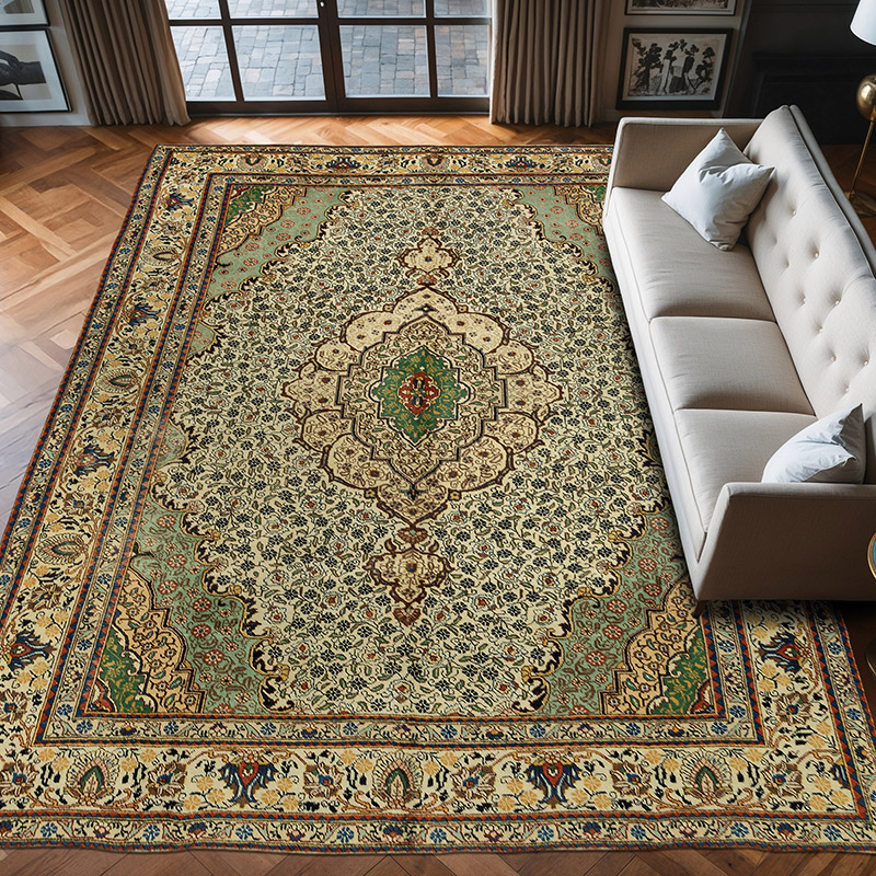Alfombra Oriental Vintage Anudada a Mano - 284 cm x 389 cm - K0071155