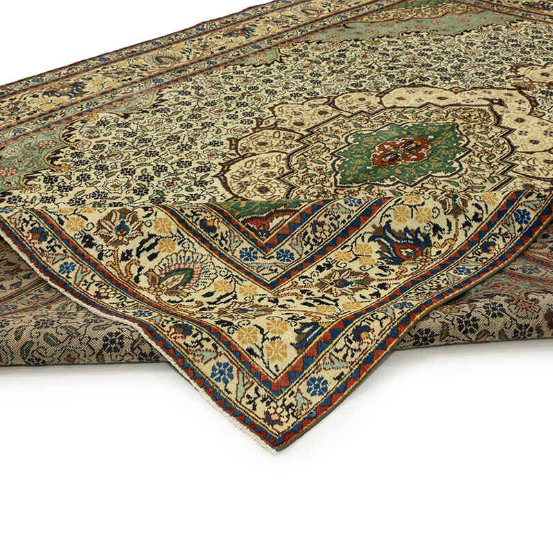 Alfombra Oriental Vintage Anudada a Mano - 284 cm x 389 cm - K0071155