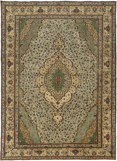 Alfombra Oriental Vintage Anudada a Mano - 284 cm x 389 cm