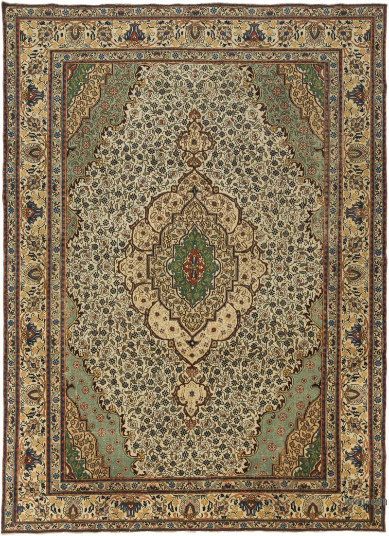 Alfombra Oriental Vintage Anudada a Mano - 284 cm x 389 cm - K0071155