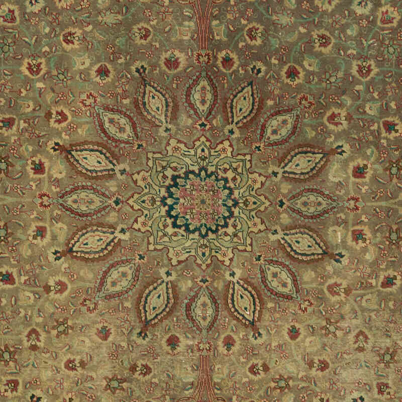 Vintage Hand-Knotted Oriental Rug - 9' 8" x 12' 11" (116" x 155") - K0071159