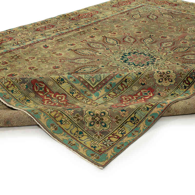 Vintage Hand-Knotted Oriental Rug - 9' 8" x 12' 11" (116" x 155") - K0071159