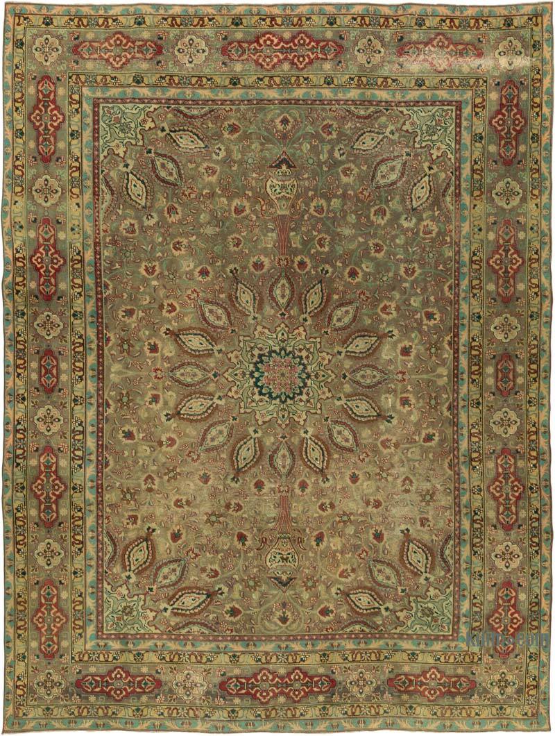Vintage Hand-Knotted Oriental Rug - 9' 8" x 12' 11" (116" x 155") - K0071159