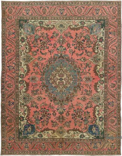 Vintage Hand-Knotted Oriental Rug - 9' 11" x 12' 8" (119" x 152")