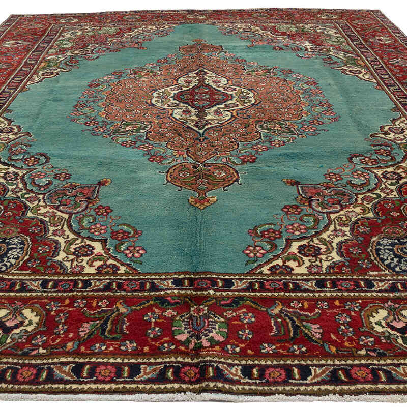 Vintage Hand-Knotted Oriental Rug - 9' 10" x 13'  (118" x 156") - K0071166