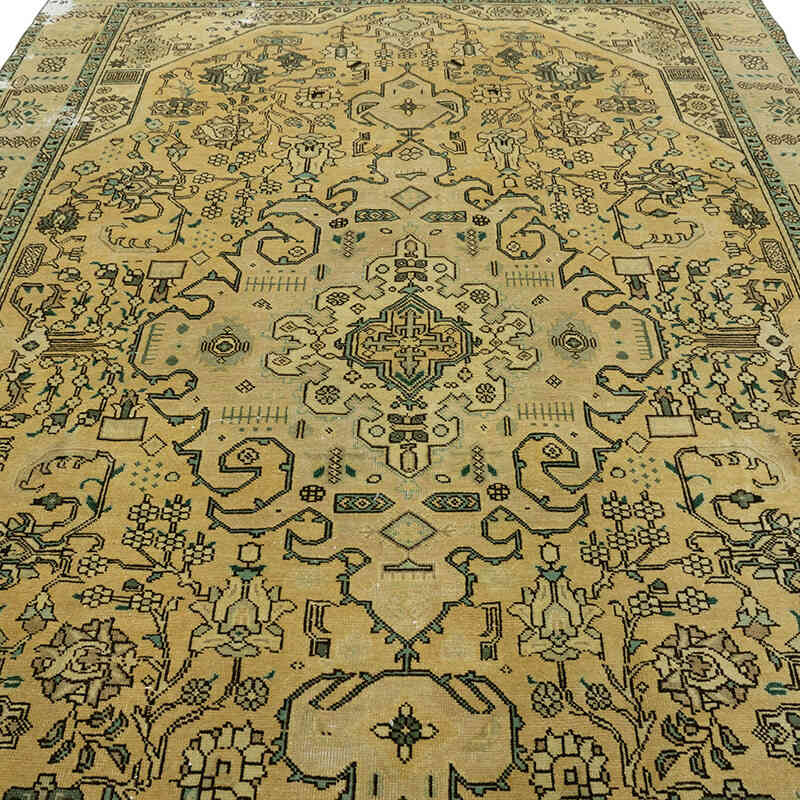 Alfombra Vintage Turca Anudada a Mano - 192 cm x 292 cm - K0071173