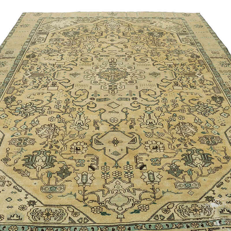 Alfombra Vintage Turca Anudada a Mano - 192 cm x 292 cm - K0071173