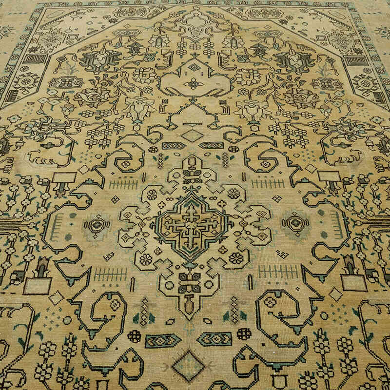 Alfombra Vintage Turca Anudada a Mano - 192 cm x 292 cm - K0071173