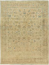 Vintage Hand-Knotted Oriental Rug - 9' 6" x 12' 7" (114" x 151")