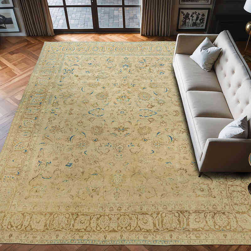El Dokuma Vintage Halı - 290 cm x 384 cm - K0071176