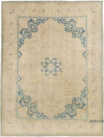 Vintage Hand-Knotted Oriental Rug - 9' 8" x 12' 6" (116" x 150")