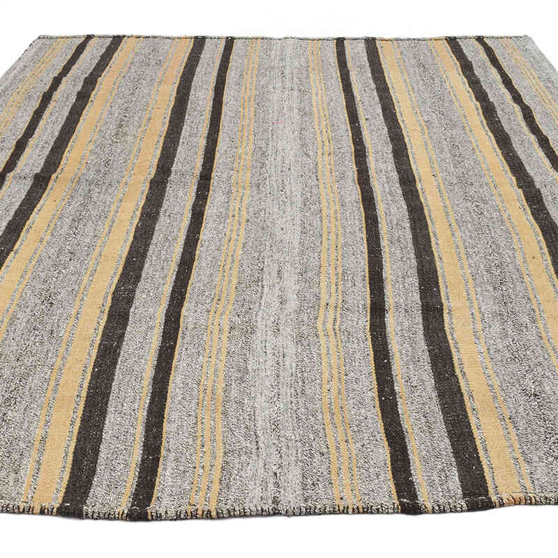 Vintage Turkish Kilim Rug - 6'  x 7' 8" (72" x 92") - K0071179