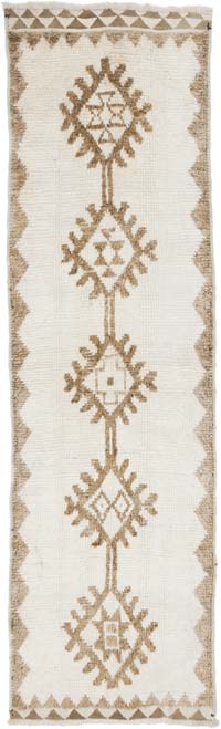 Vintage Tribal Runner Rug - 2' 11" x 10' 2" (35" x 122")