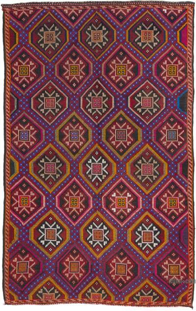 Vintage Anatolian Jijim Rug - 6' 5" x 10' 3" (77" x 123")