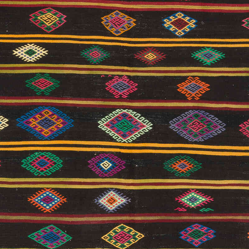 Vintage Anatolian Kilim Rug - 6' 11" x 12' 10" (83" x 154") - K0071188