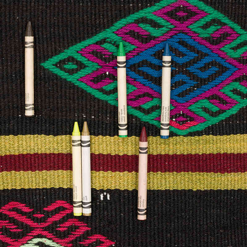 Vintage Anatolian Kilim Rug - 6' 11" x 12' 10" (83" x 154") - K0071188