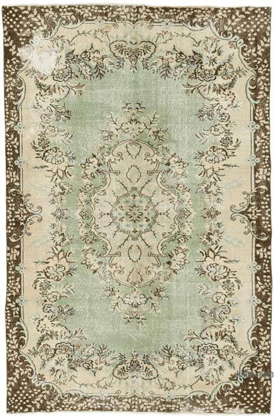 Vintage Turkish Hand-Knotted Rug - 6' 3" x 9' 4" (75" x 112")