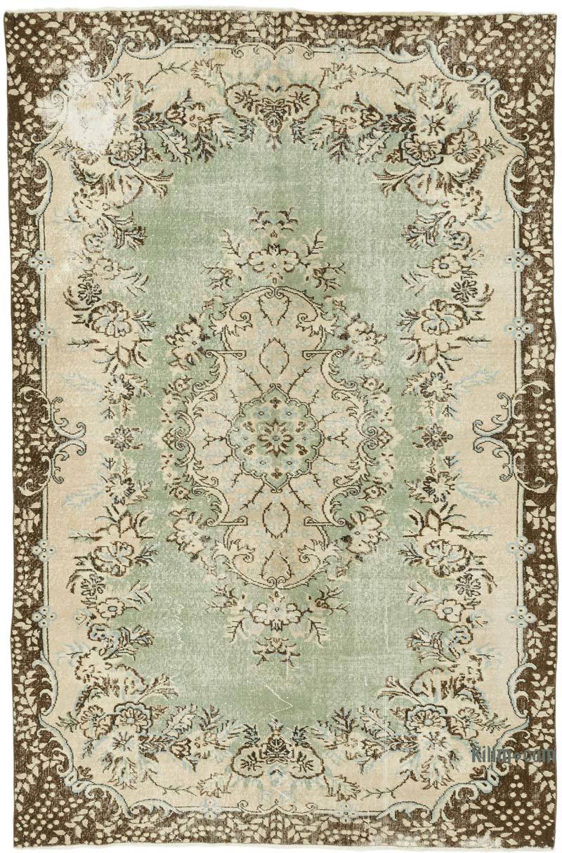 Vintage Turkish Hand-Knotted Rug - 6' 3" x 9' 4" (75" x 112") - K0071190