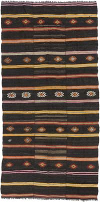 Vintage Anatolian Kilim Rug - 6' 3" x 12' 5" (75" x 149")